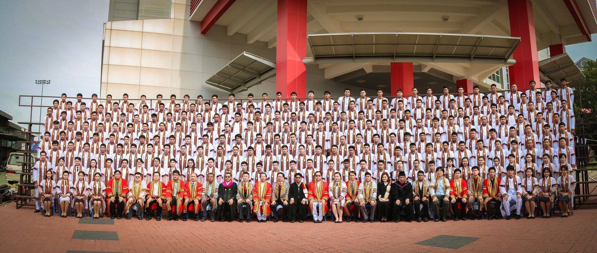 ซ้อมย่อยพิธีพระราชทานปริญญาบัตร ครั้งที่ 29 ประจำปีการศึกษา 2557