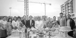 พิธีบวงสรวง ลงเสาเอกอาคารใหม่