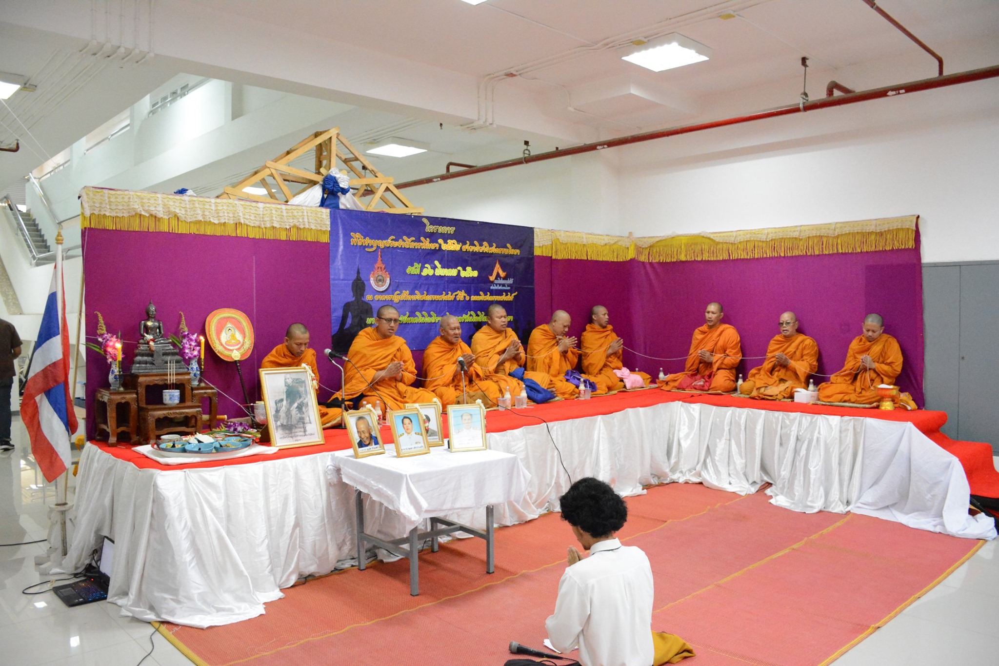 โครงการทำบุญสาขาวิชาวิศวกรรมโยธา ประจำปีการศึกษา 2562