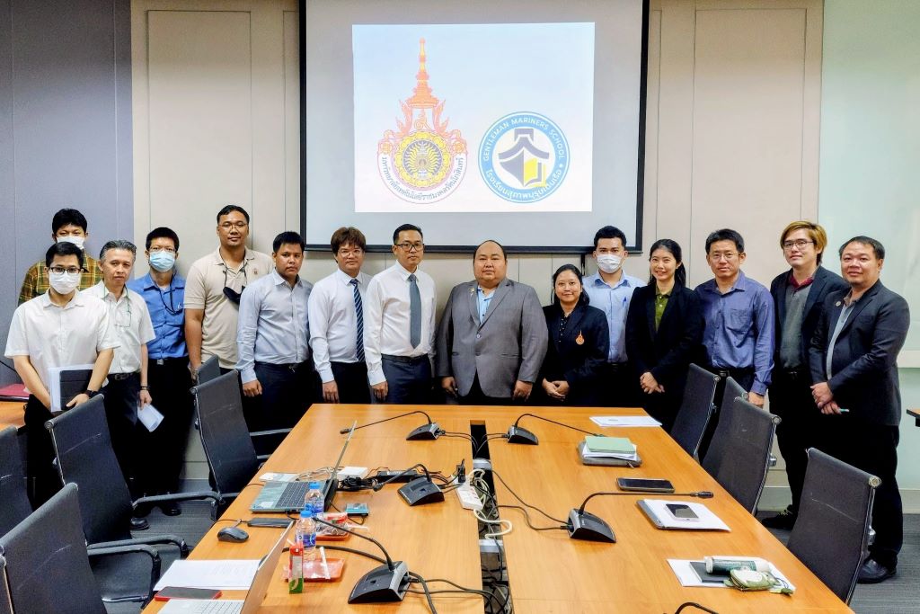 โรงเรียนสุภาพบุรุษเดินเรือ คณาจารย์คณะวิศวกรรมศาสตร์ และคณะทำงาน ร่วมประชุมความร่วมมือด้านวิชาการ