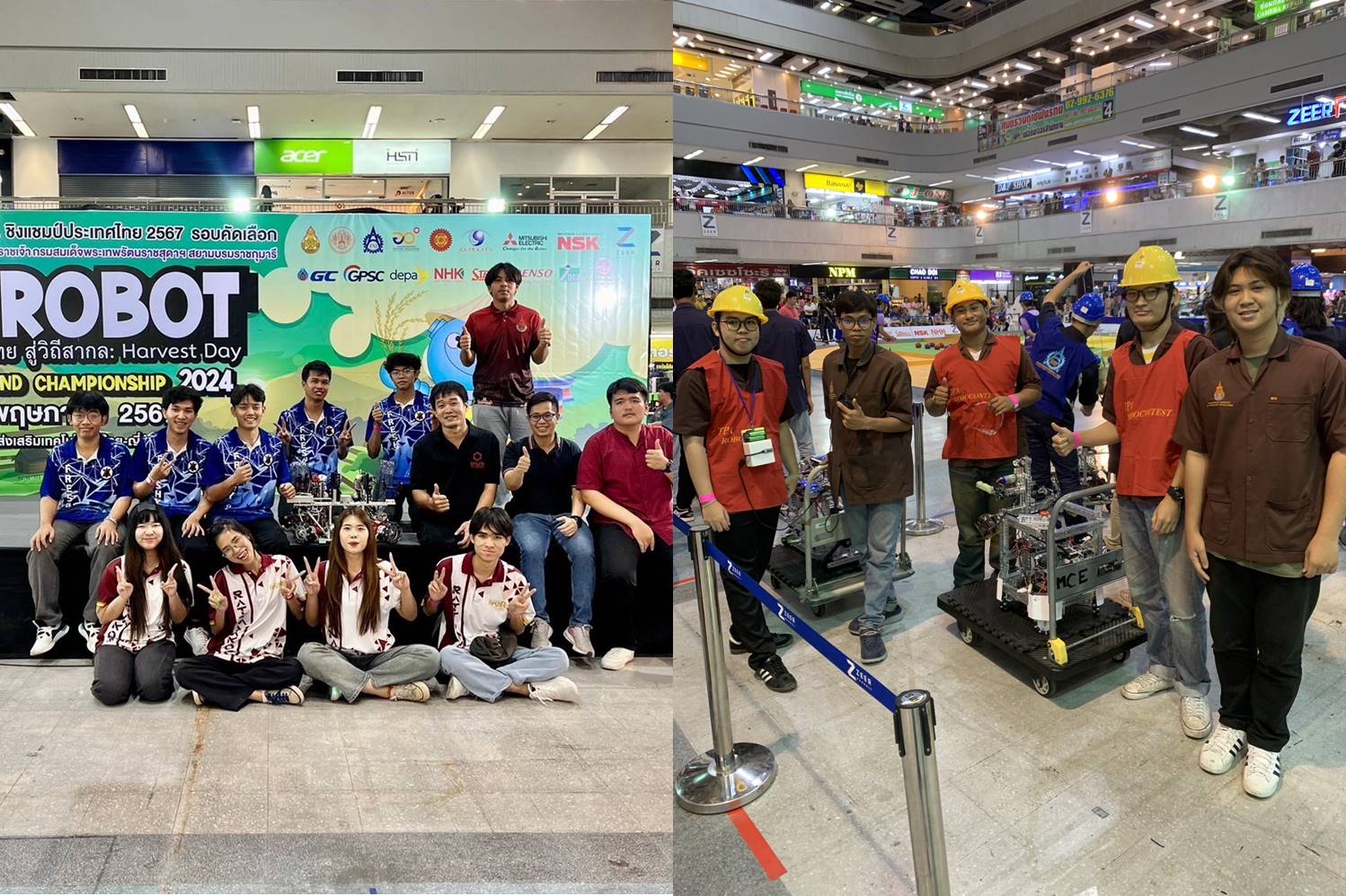 ทีม Maddy และ ทีม Success_bbp นักศึกษาคณะวิศวกรรมศาสตร์ ผ่านเข้ารอบชิงแชมป์ประเทศไทย ในการแข่งขัน หุ่นยนต์ ส.ส.ท. ชิงแชมป์ประเทศไทย 2567