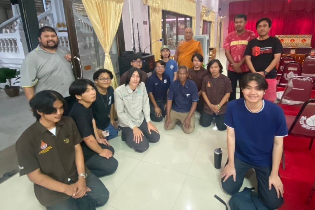สาขาวิชาวิศวกรรมโทรคมนาคม จัดโครงการติดตั้งระบบกระจายเสียง ณ วัดหทัยนเรศวร์