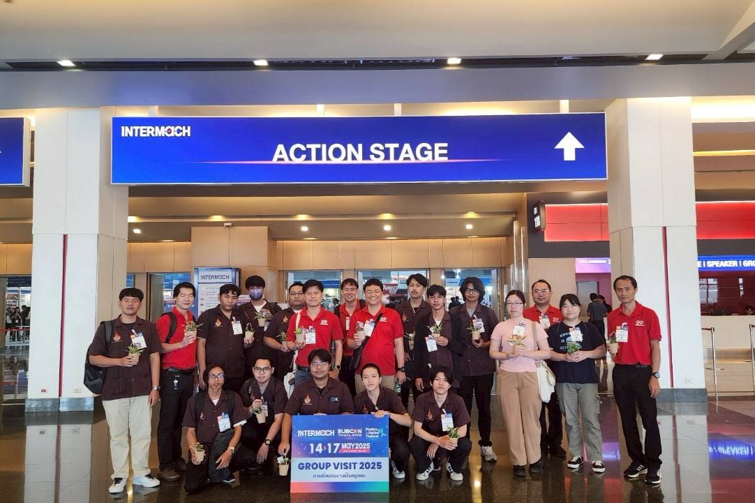 สาขาวิชาวิศวกรรมเมคคาทรอนิกส์ คณาจารย์และนักศึกษาชั้นปีที่ 3  ได้เข้าร่วมชมงาน INTERMACH 2025