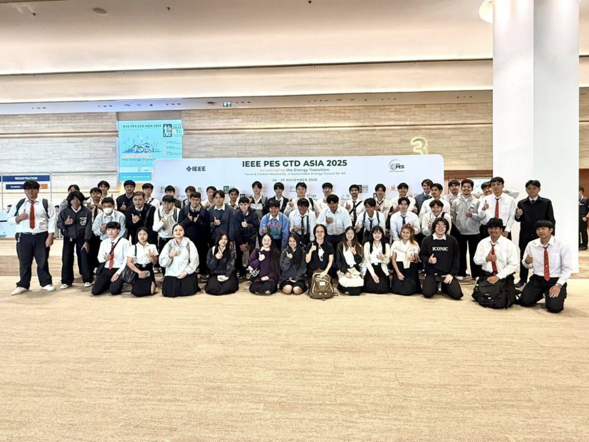 สาขาวิชาวิศวกรรมไฟฟ้า นำนักศึกษาเข้าร่วมงาน IEEE PES GTD ASIA 2025