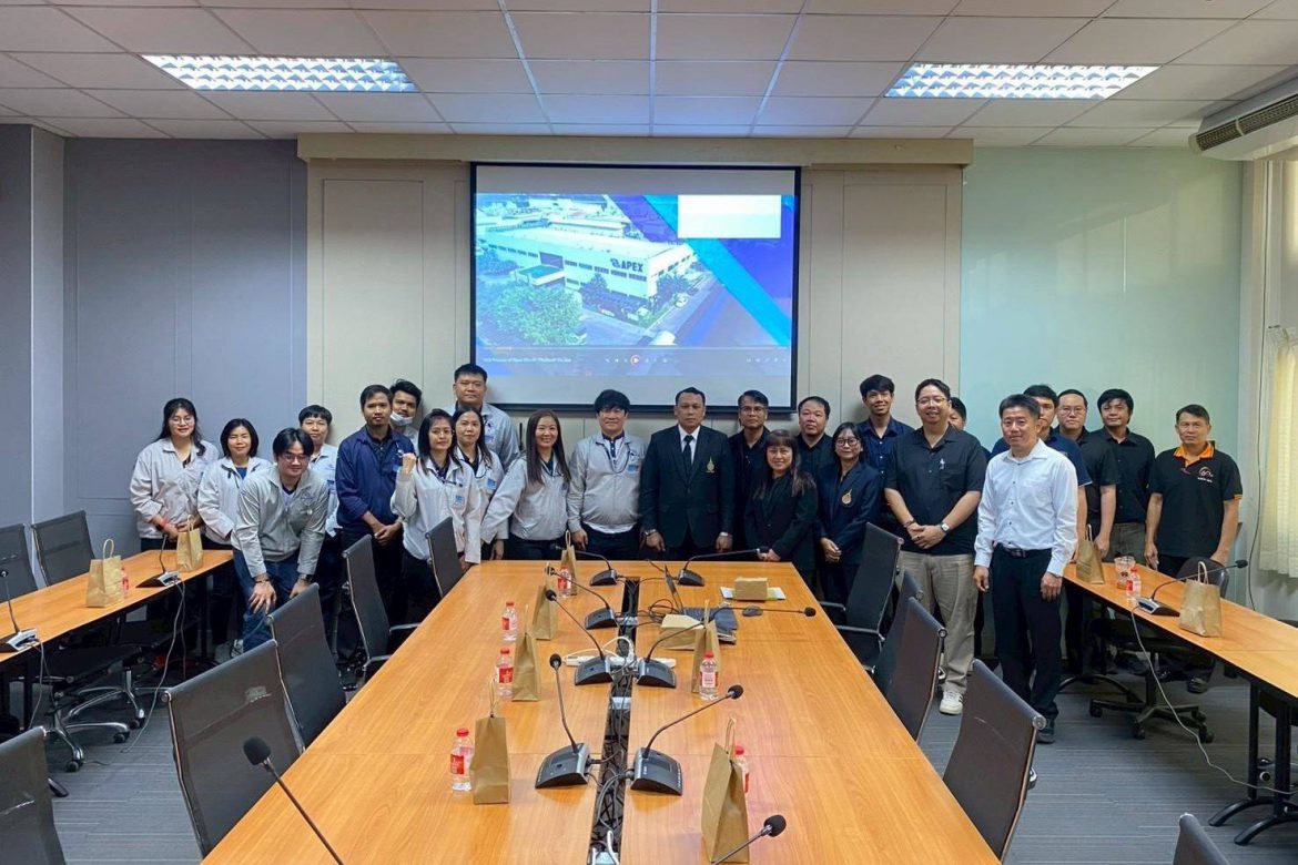 คณะวิศวกรรมศาสตร์ ให้การต้อนรับรวมถึงปรึกษาหารือเพื่อทำความร่วมมือ กับทีมผู้บริหารบริษัท Apex Circuit (Thailand) Co., Ltd.