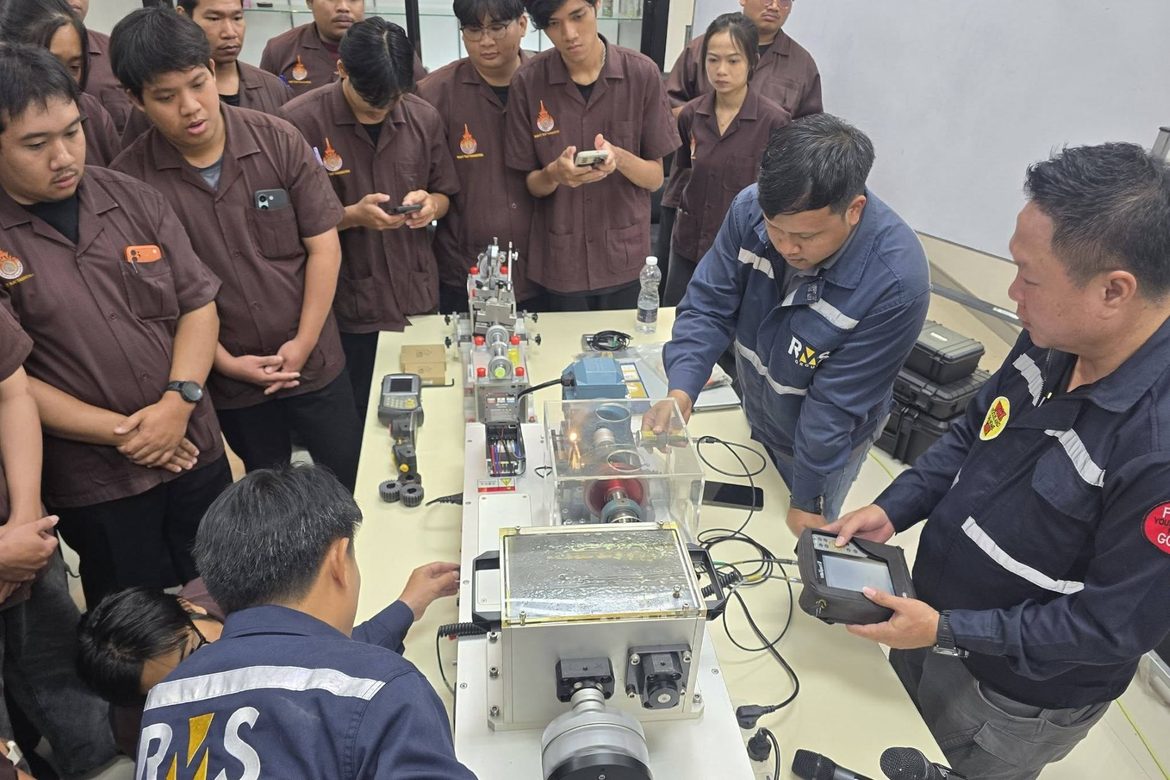 สาขาวิชาวิศวกรรมเครื่องกล จัดกิจกรรมสัมมนาวิชาการหัวข้อ “Machine Shaft Alignment & Basic Vibration Analysis” เพื่อเสริมสร้างความรู้และประสบการณ์ด้านงานวิศวกรรมเครื่องกลจากการประยุกต์ใช้งานจริงในภาคอุตสาหกรรม